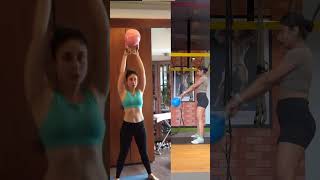 Kareena Kapoor X Me Stronger And Bigger Hips With Kettlebell Swing. Great For Calories Burn