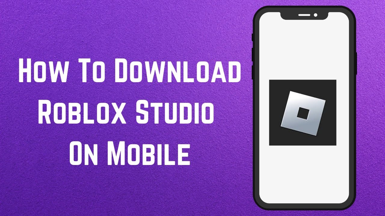 How To Download Roblox Studio On Your Mobile (Tutorial) 