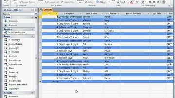 In Access: Modify the Access 2010 templates