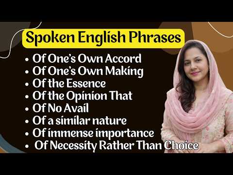8 Advanced English Phrases Starting with "OF" | Speak More Fluent & Professional English