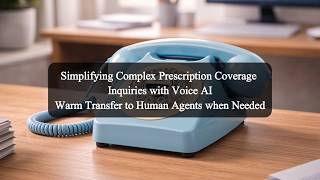 AI Voice Agent for Prescription Coverage Queries | Seamless Transfer to Human Agent