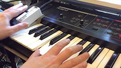 Old Blood Noise Endeavors Expression Slider with Roland Keyboard - First Attempt