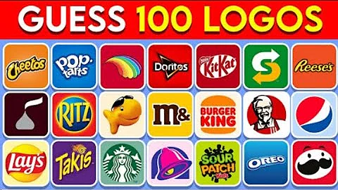Guess the Snack Logo in 3 Seconds _ 100 Famous Logos _ Logo Quiz 2025