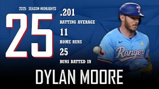 Dylan Moore || 2025 Texas Rangers/Seattle Mariners Highlights Profile