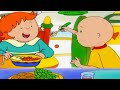 Caillou donne à manger à Mousseline | Caillou en Français