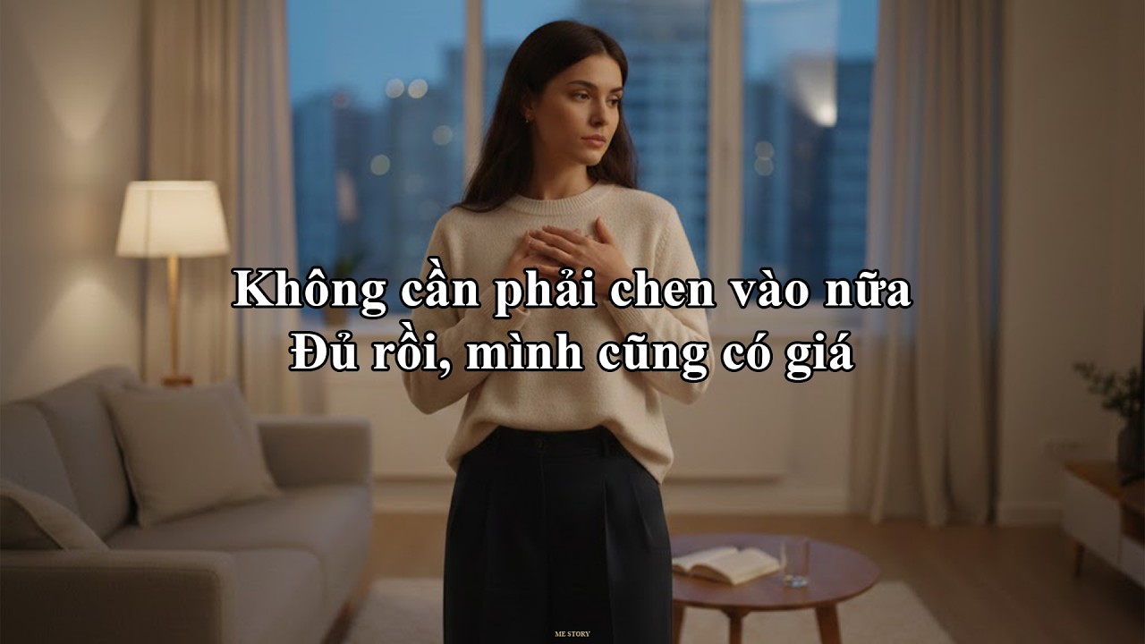 Không cần phải chen vào nữa, Đủ rồi, mình cũng có giá | Me Story 96