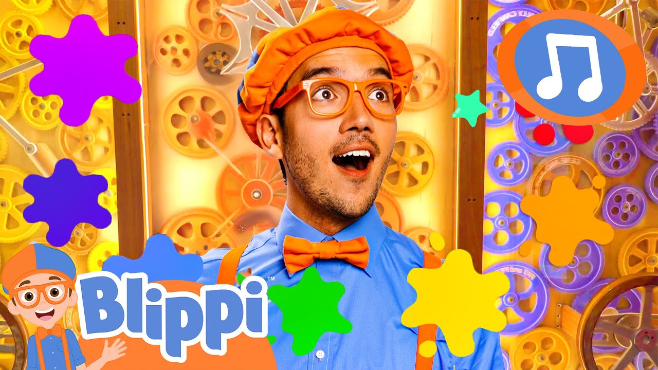 The Colors Song | Blippi 🚀 | Nursery Rhymes For Kids - YouTube