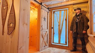 Building a Bathroom in my Log Cabin! / Ep104 / Outsider Cabin Build