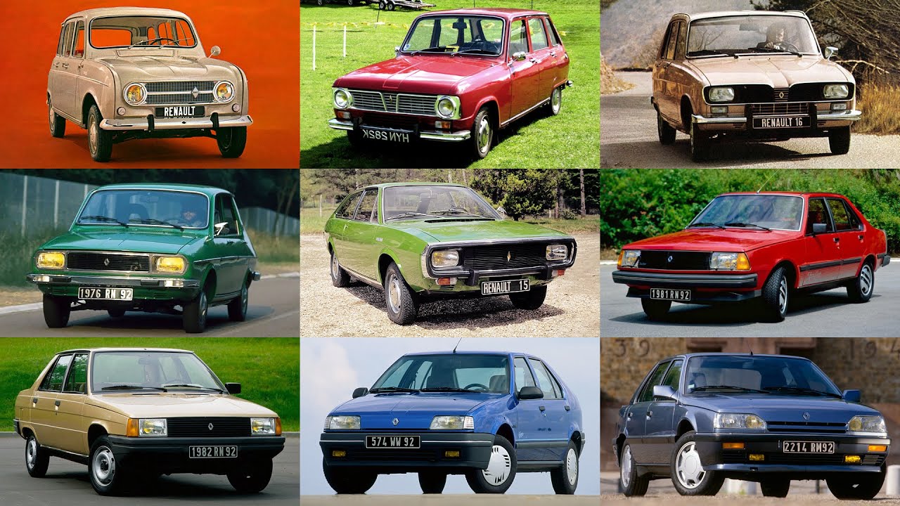 Renault's Golden Era: Iconic R3, R4, R5 & R30 - A Nostalgic Journey