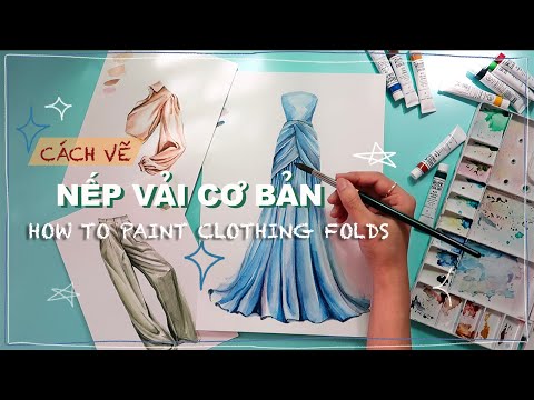 cách vẽ vải bằng màu nước | Kiquy Pham