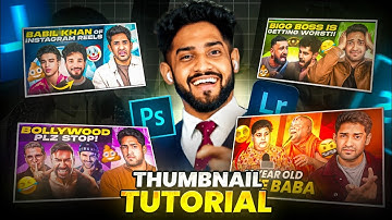 How I Made Thumbnail like THUGESH in Mobile within 5mins!🤩 | THUGESH New Thumbnail Tutorial 2024