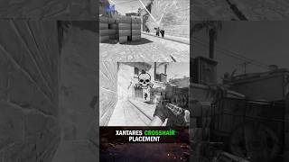💀 İncredible crosshair placement from XANTARES 💀 #csgo #csgo #cs2overpass #counterstrike #gaming