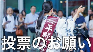 投票のお願いin新宿