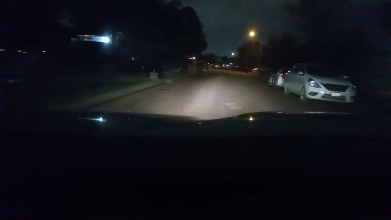 Calles de USA en la noche a las 2 de la madrugada