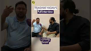 'PM calls me 'Shehzada', I call him 'Peerzada' | #Tejashwiyadav interview coming soon | The Quint
