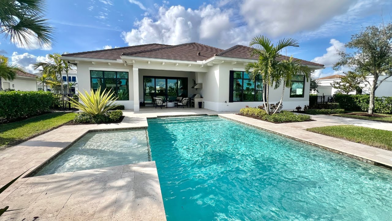 New Luxury Pool Home Model by Kenco in Avenir Palm Beach Gardens Florida | 3247 SF | 4 Bed | 4 Bath