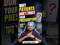 Why Patients Don’t Trust Your Prescription | Dr Prateek Tiwari