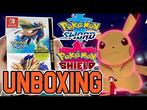 Pokemon Sword & Shield Double Pack (Nintendo Switch) Unboxing