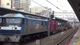 JR貨物 EF210-145号機（吹田）＋コキ21両　貨物列車5085レ 2019.12.07