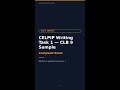 CLB 9 CELPIP Writing Task 1 Sample Email Answer