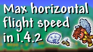 Terraria - 1.4.2 Maximum horizontal flight speed (full throttle!) screenshot 5