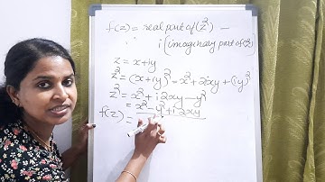 Analytic Function problem 4  by Jini Varghese