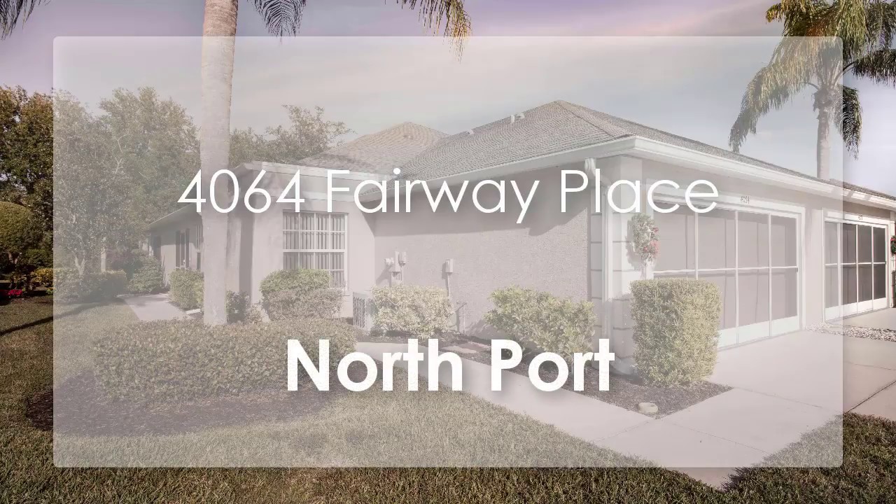 4064 Fairway, North Port, FL 2BR Villas of Sabal Trace home for sale