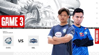 EVOS GLORY vs REBELLION ESPORTS | Regular Season Week 9 Day 2 | Game 3 | #MPLIDS13