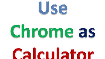 Chrome Tips and Trick No 5 How to Use Google Chrome as Instant Calculator