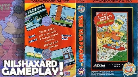 Simpsons, The: Bart vs. the Space Mutants (1991) by Arc Developments/OCEAN -Commodore 64-