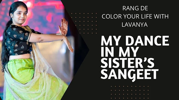 Sangeet Dance Performance by Lavanya Peddireddy