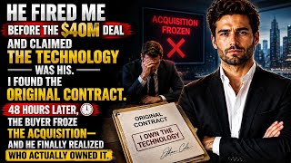 My Cofounder Fired Me Before the $40M Acquisition—Then He Discovered I Owned the Technology