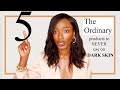 Chemist Reviews THE WORST PRODUCTS FROM THE ORDINARY FOR DARKSKIN | SEVERE HYPERPIGMENTATION ​🚫​​​