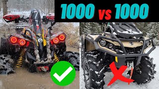 5 главных причин, почему вам ХОЧЕТСЯ Can Am Renegade 1000 XMR (по сравнению с Outlander 1000 XMR)