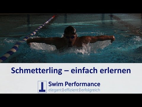 Video: Schmetterling Schwimmen Lernen