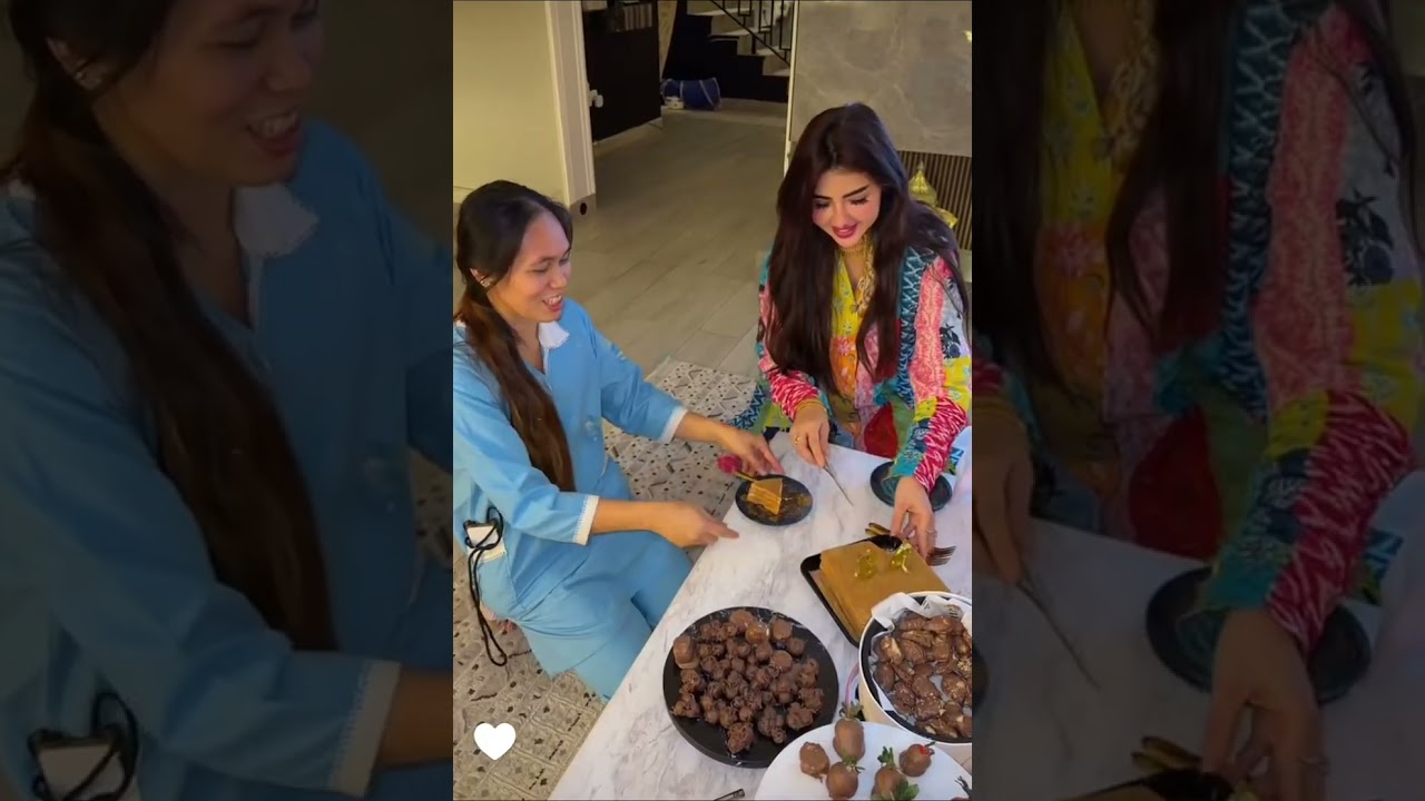 وأخيرا اجواء سهرة اميره و عبد الرحمن 🤩 بعد مفاجأة العاملة روكسانا في هدية بتجنن مع ايلين 😍عائلة ميرو