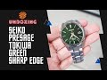 Unboxing Seiko Presage Sharp Edged Tokiwa Green Dial SPB169J1