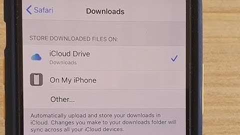 iPhone 11 Pro: How to Change Safari Downloaded Files Location | iOS 13