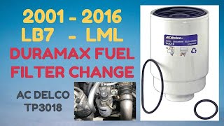 How to Change Duramax Fuel Filter (2001-2016)