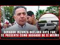 Senador ACUSADO de ligas con NARCO acude a FGR; llega BIEN CUSTODIADO