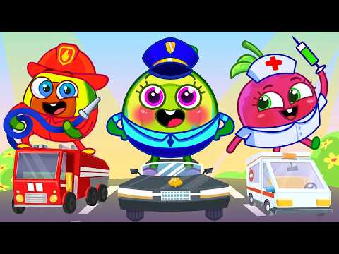 Penny Found Amazing Rescue Vehicles! 🚑 Police Car, Fire Truck, Ambulance Song | Kids Song