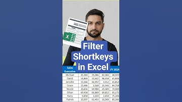 Filter Shortkeys in Excel
