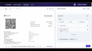 Create Automated Data Extraction Model Using AI Studio
