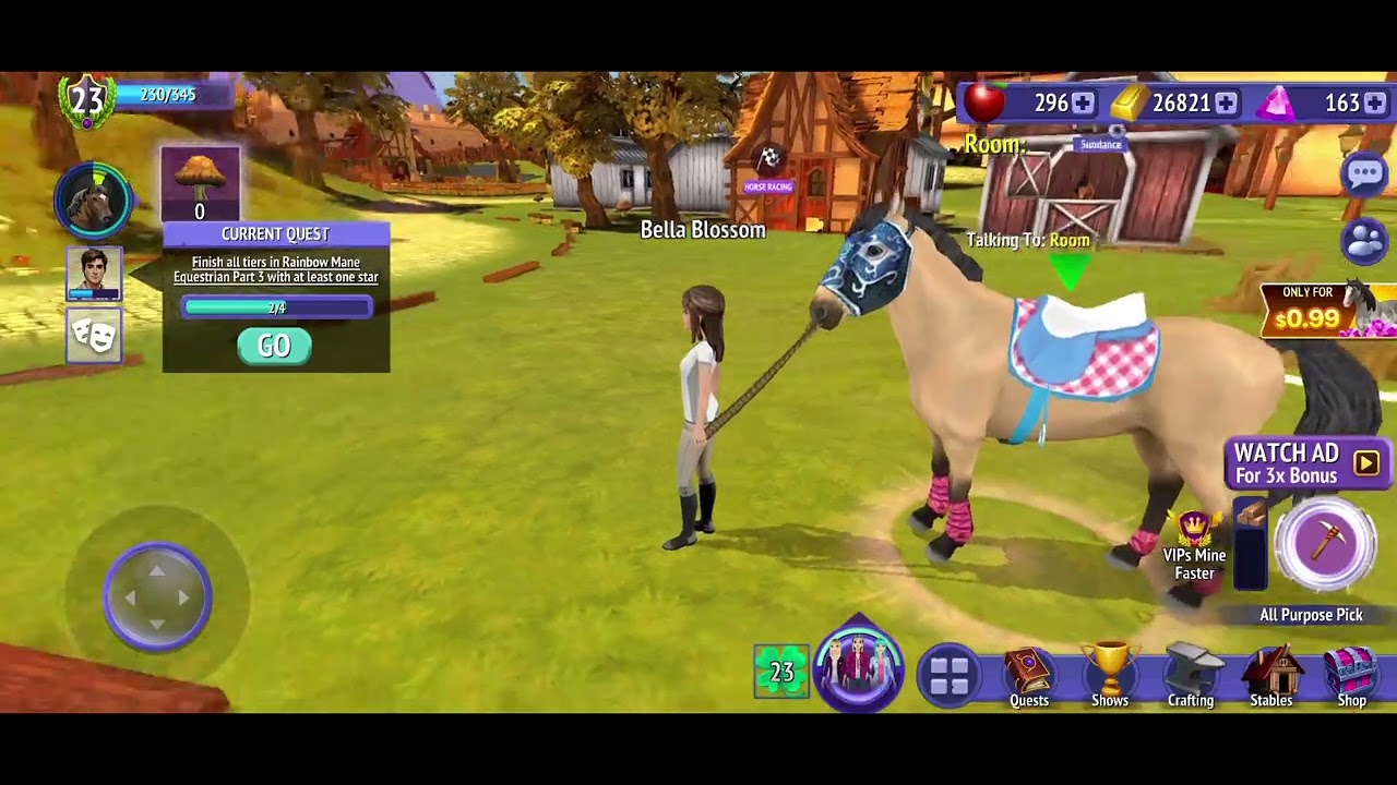 Doing another horse jump