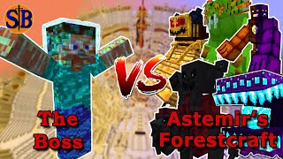 The Boss vs Astemir' Forestcraft | Minecraft Mob Battle