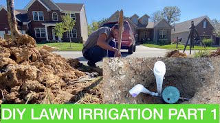 Diy Lawn Irrigation Part1