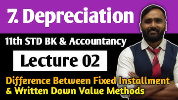 11th BK & ACCOUNTANCY | Chapter 7 Depreciation | LECTURE 02 | PRADEEP GIRI SIR