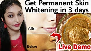 Permanent Skin Whitening with Sandalwood powder |for Fairness, Spotless, & Glowing Skin(100% Result)