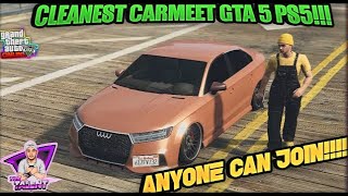 GTA 5 PS5 CLEAN CARMEETS!! ANYONE CAN JOIN ( NO F1's & CLEAN BUILDS ONLY)