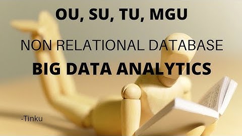 NON RELATIONAL DATABASE || BIG DATA ANALYTICS || study stunter